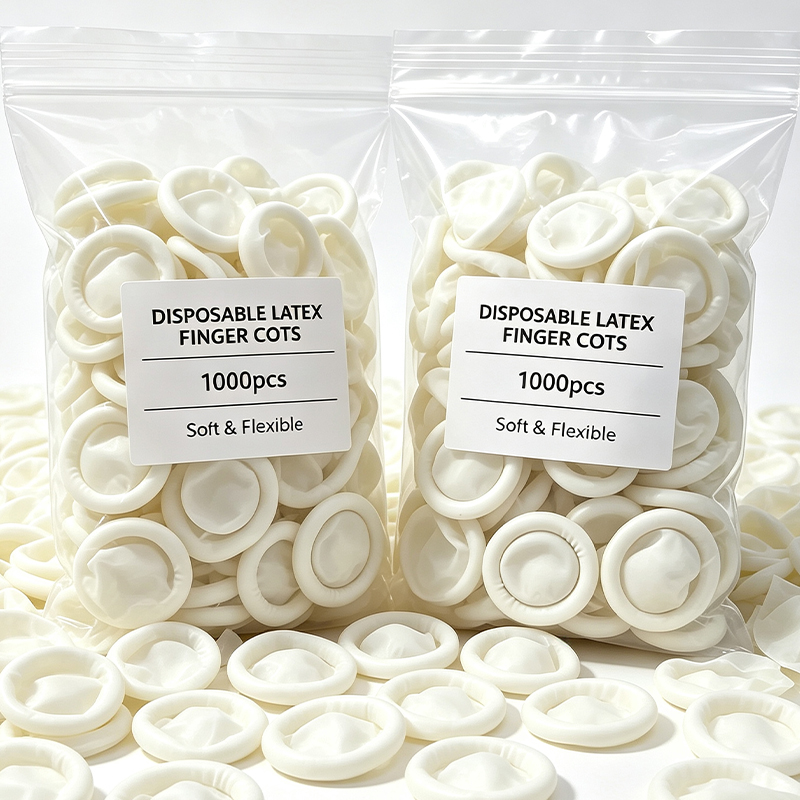 Disposable Gloves Nitrile - 100-1000 قطعة من أغطية الأصابع البيضاء