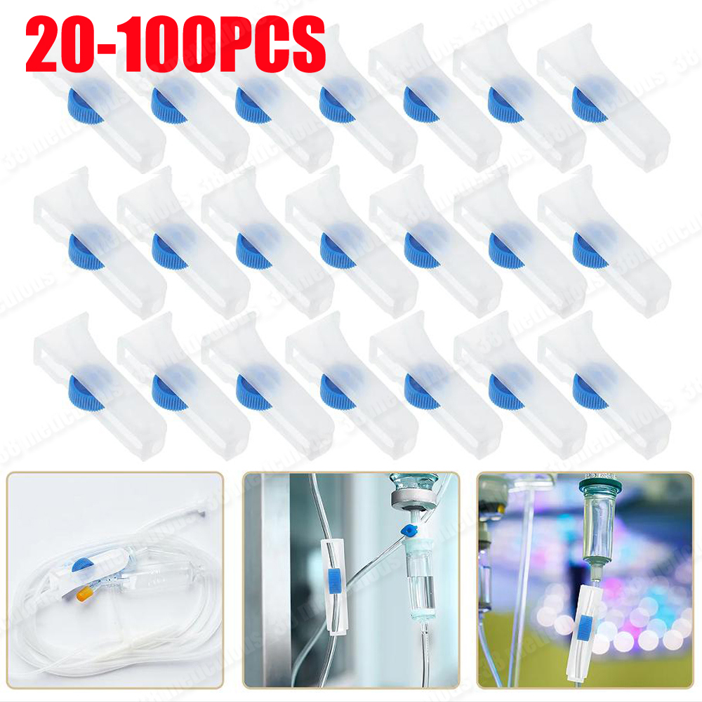Medical Lab Science - 20-100 قطعة منظم تدفق خرطوم صمام