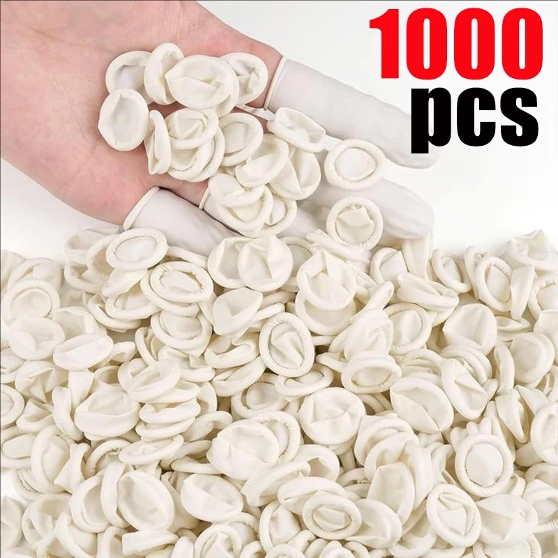 100-1000 قطعة من أغطية الأصابع - مراجعة Disposable Gloves Nitrile وسعره