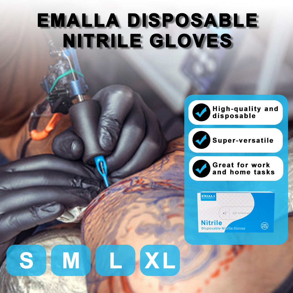 100/50/10 قطعة المتاح النتريل  - مراجعة Disposable Gloves Nitrile وسعره