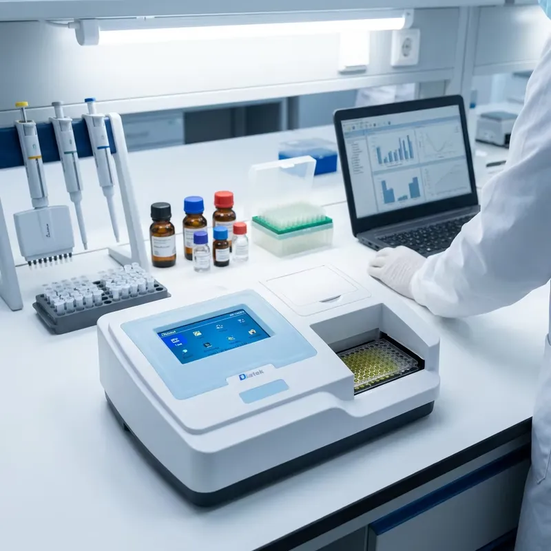 قارئ الألواح الدقيقة DR-200Bc  - مراجعة Medical Lab Diagnostics وسعره