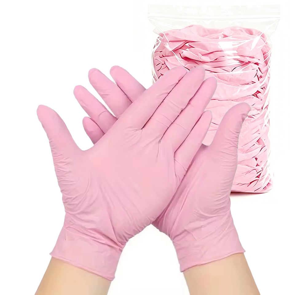 50/100 قطعة من قفازات النتريل  - مراجعة Disposable Gloves Nitrile وسعره